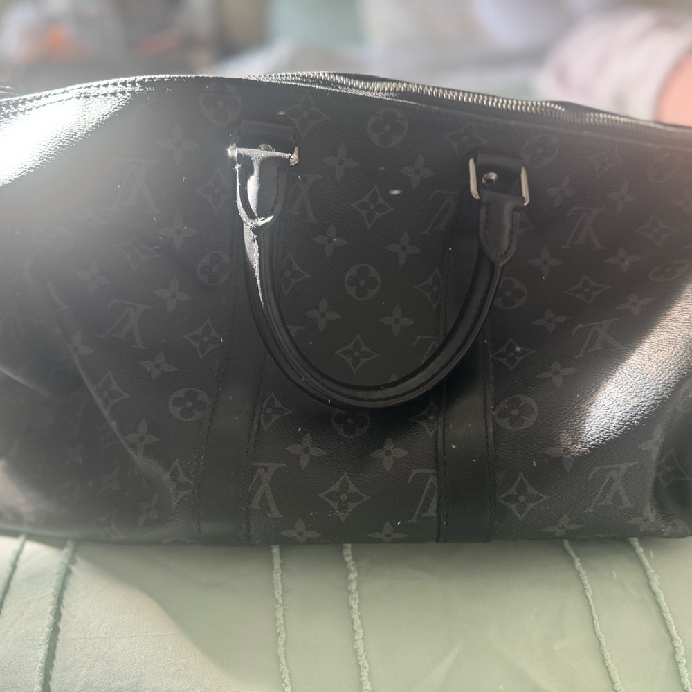 COPY - Louis Vuitton Black Monogram duffel bag great for luxury travel
